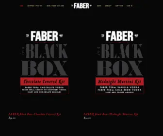 Fabereasydrinking.com(FABER Liquors) Screenshot