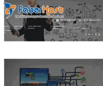 Faberhost.com(FaberHost Indonesia) Screenshot