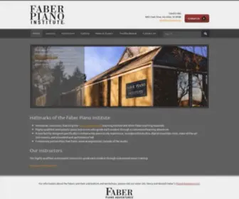 Faberinstitute.org(Faber Piano Institute) Screenshot