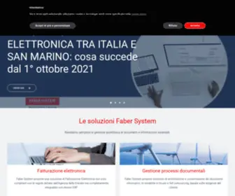 Fabersystem.it(Fatturazione elettronica B2B) Screenshot