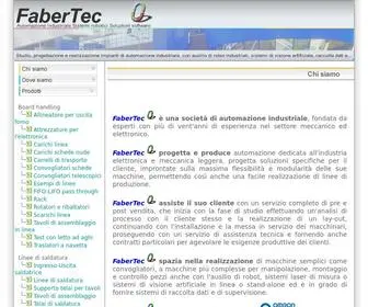 Fabertec.com(Automazione industriale) Screenshot