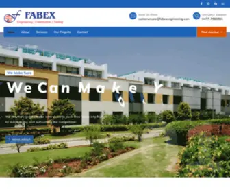 Fabexengineering.com(Fabex Engineering/Constrution/Trading) Screenshot