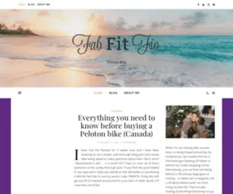 Fabfitfio.com(Lifestyle Blog) Screenshot