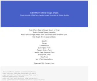 Fabform.io(Static website forms) Screenshot