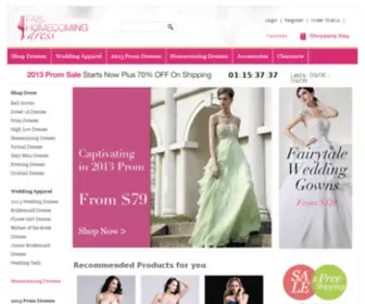 Fabhomecomingdress.com(Prom dresses) Screenshot