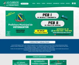 Fabianeprado.com.br(Cursos Professora Fabiane Prado) Screenshot