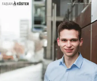 Fabiankoester.com(Fabian Köster) Screenshot