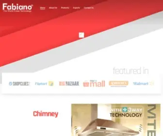 Fabianoappliances.com(Fabiano appliances) Screenshot