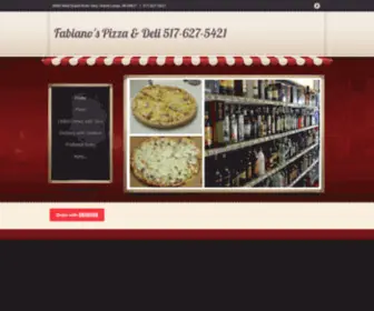 Fabianospizzaanddeli.com(Fabiano's Pizza & DeliHome) Screenshot