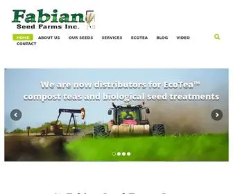 Fabianseed.com(Fabian Seed Farms Inc) Screenshot