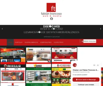 Fabiantroncoso.com.ar(DISEÑO WEB) Screenshot