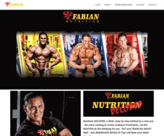 Fabianutrition.com(Nutrition Program) Screenshot