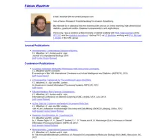 Fabianwauthier.org(Fabian Wauthier) Screenshot