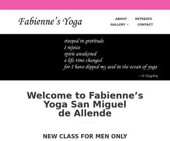 Fabiennesyogastudio.com(Fabienne's Yoga) Screenshot