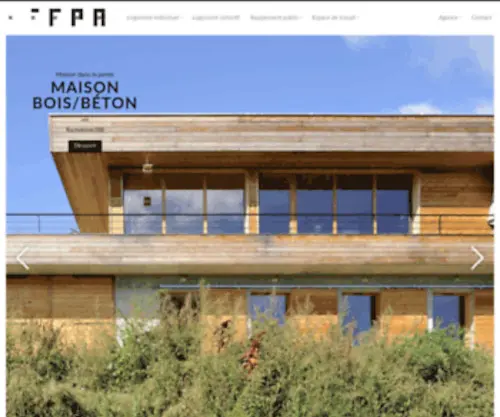 Fabienperret.com(Architecte Lyon) Screenshot