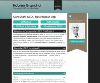 Fabien.pro(Fabien Branchut (Référenceur web à La Rochelle)) Screenshot