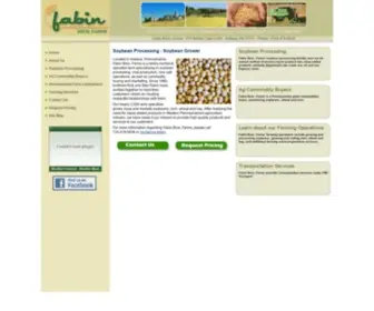 Fabinbros.com(Fabin Bros Farms) Screenshot