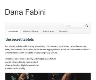 Fabini.eu(Recent works) Screenshot