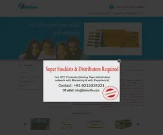 Fabinolife.com(Fabino Life Sciences Ltd A Leading Pharmaceuticals Company in India) Screenshot