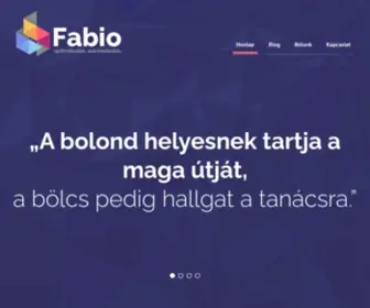 Fabio.hu(Optimalizálás) Screenshot