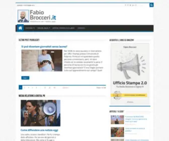 Fabiobrocceri.it(Sito ufficiale di Fabio Brocceri) Screenshot