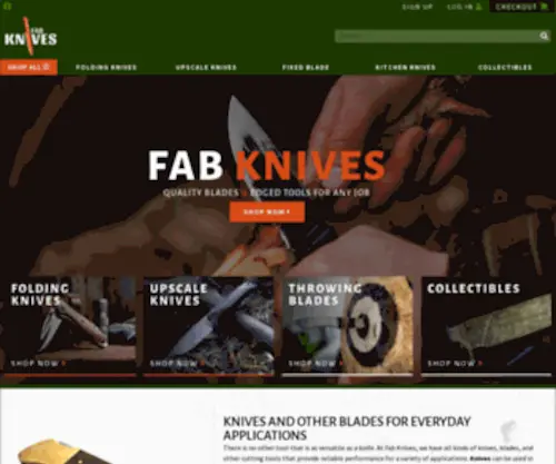 Fabknives.com(Knives and Cutting Tools for Work) Screenshot