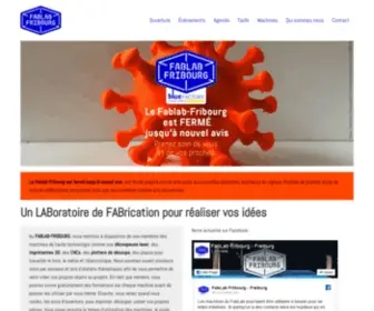 Fablab-Fribourg.ch(Fablab Fribourg) Screenshot