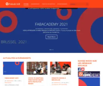 Fablab-ULB.be(Fablab ULB Campus Universitaire Usquare) Screenshot