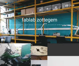 Fablab-Zottegem.be(Het FabLab Zottegem) Screenshot