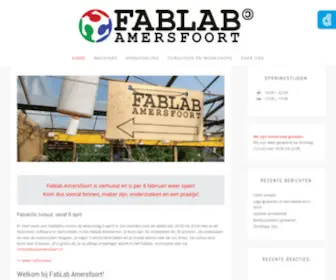 Fablabamersfoort.nl(FabLab Amersfoort) Screenshot