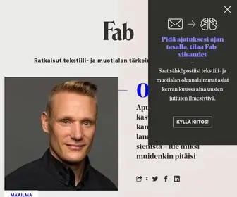 Fablehti.fi(Suomen Tekstiili & Muoti) Screenshot