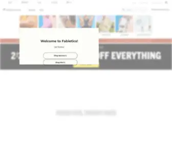 Fabletics.com(Activewear, Fitness & Workout Clothes) Screenshot