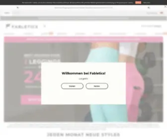 Fabletics.de(Fitness Kleidung) Screenshot