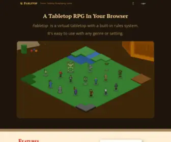 Fabletop.com(Virtual Tabletop RPG) Screenshot