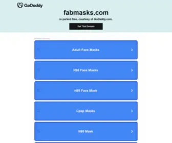 Fabmasks.com(Fabmasks) Screenshot