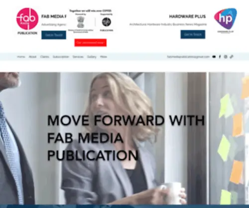Fabmediapublication.com(Advertising Agency) Screenshot