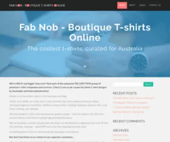 Fabnob.com.au(The most active and ever changing t) Screenshot