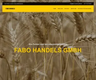 Fabo-Handels-GMBH.de(Ihre Partner rund um Lebensmittelindustrie) Screenshot