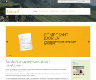 Faboba.com(Agence web joomla) Screenshot