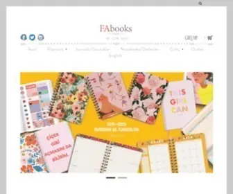 Fabooks.com.tr(Takvimler, planlayıcılar, günlükler ve hediyeler) Screenshot