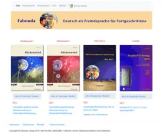 Fabouda.de(Fabouda Verlag Deutsch als Fremdsprache Startseite) Screenshot