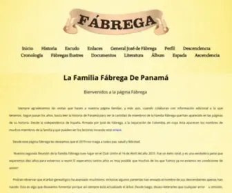 Fabrega.com(Fabrega) Screenshot