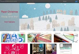 Fabriano.com(Cartiere del gruppo Fedrigoni SpA) Screenshot
