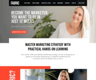 Fabric-Academy.com(Fabric Marketing Academy) Screenshot