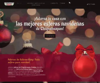 Fabricadeesferasrosy.com.mx(Esferas navideñas de Chignahuapan) Screenshot