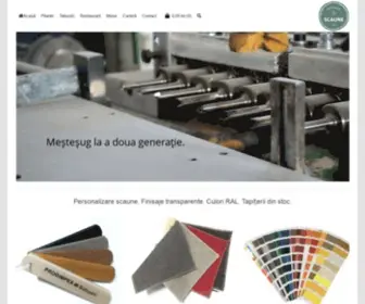 Fabricadescaune.com(Producător pentru diferite tipuri de scaune din lemn masiv) Screenshot