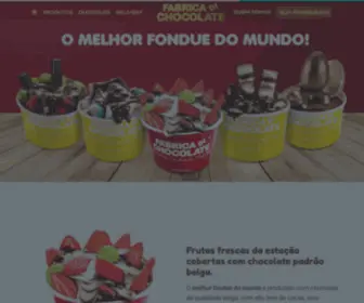 Fabricadichocolate.com.br(Chocolate) Screenshot