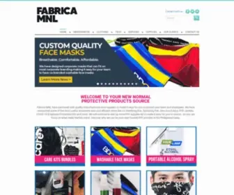 Fabricamnl.com(YOUR TRUSTED CUSTOM CLOTHING AND PROMOTIONAL PRODUCTS SUPPLIER) Screenshot