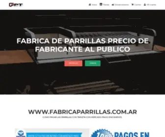 Fabricaparrillas.com.ar(Los mejores Chulengos) Screenshot