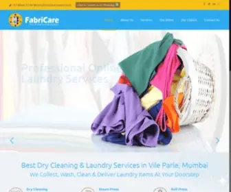 Fabricare-Laundry.com(Dry Cleaning & Laundry Services in Vile Parle) Screenshot